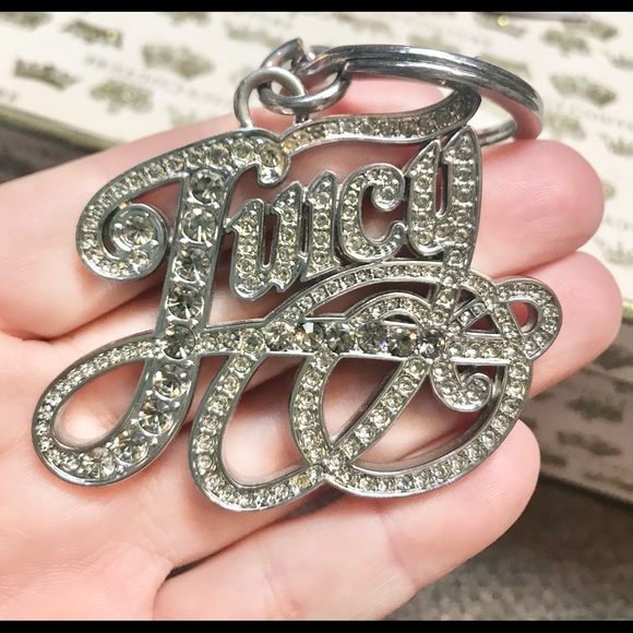 Juicy Couture vintage keychain key fob purse charm - Picture 2 of 5